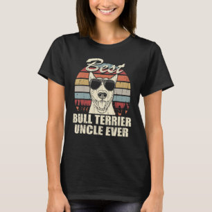 Camiseta Mens Best Bull Terrier Tio Ever Dia de os pais F