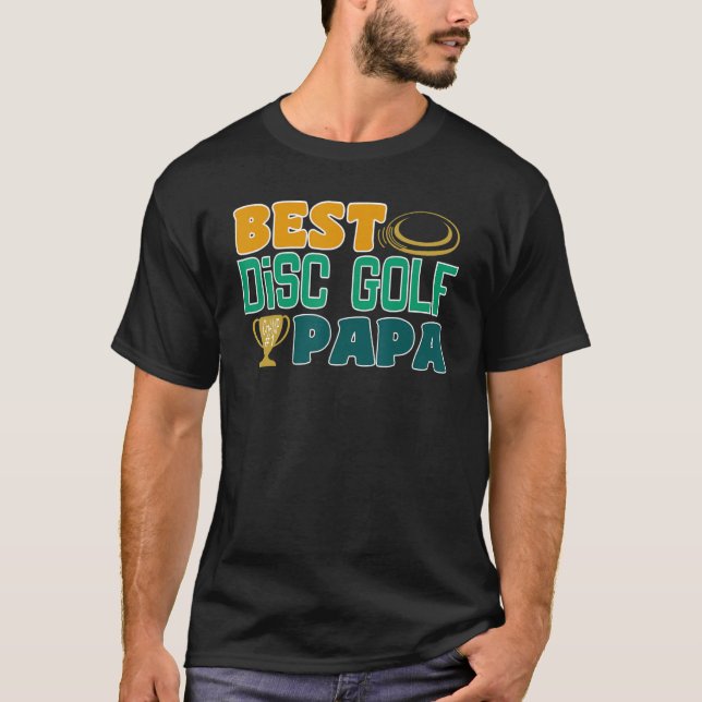 Camiseta Mens Best Dad By Par Disc Golf (Frente)