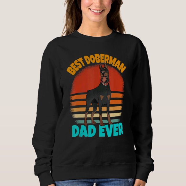 Camiseta Mens Best Doberman Dad Ever  Doberman Pinscher (Frente)