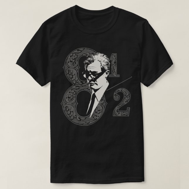 Camiseta Mens Best federico fellini Incrível Para O Filme F (Frente do Design)