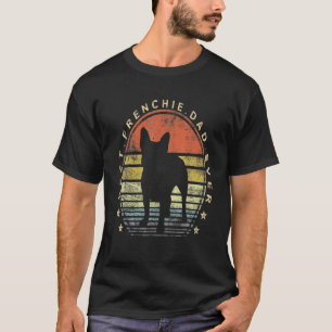 Camiseta Mens Best French Pai Alguma Vez Pai Buldogue Franc