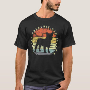 Camiseta Mens Best Frenchie Pai Alguma Vez Pai Frenchie Bul