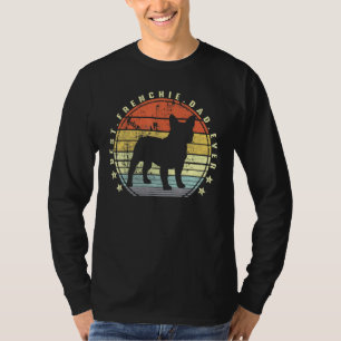 Camiseta Mens Best Frenchie Pai Alguma Vez Pai Frenchie Bul