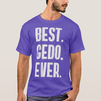 Camiseta Mens Best Gedo Ever Vovô pelo Vovô Life Appar
