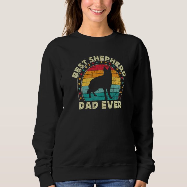 Camiseta Mens Best German Shepherd Dad For Men Shepherd GSP (Frente)