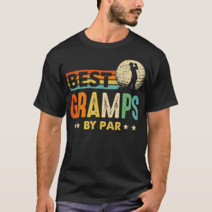 Camiseta Mens Best Gramps By Par Men Golf Lover Vintage Dec