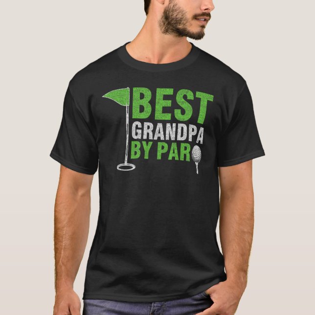 Camiseta Mens Best Grandpa By Par Father s Day Golf Grandad (Frente)