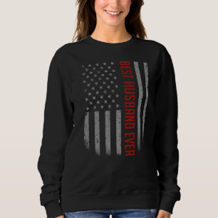 Camiseta Mens Best Husband Ever American Flag For Padre