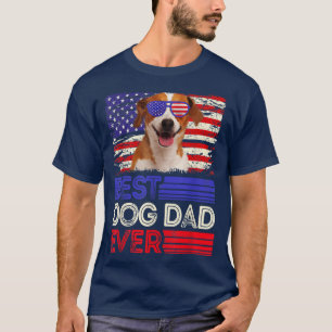 Camiseta Mens Best Jack Russell Terrier Pai Americano
