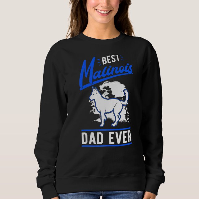 Camiseta Mens Best Malinois Dad Ever Belgian Malinois Dad   (Frente)