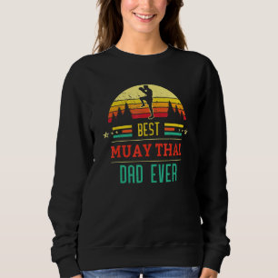 Camiseta Mens Best Muay Thai Pai Nunca Kickboxe Ar Marcial