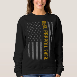 Camiseta Mens Best Pappou Ever American Flag for Padre's