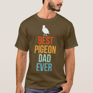 Camiseta Mens Best Pigeon Pai Pai Animais Dovecote
