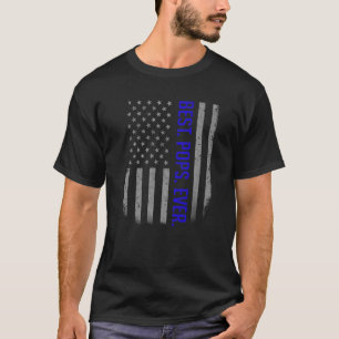 Camiseta Mens Best Pop Alguma Vez Nos Eua Bandeira American