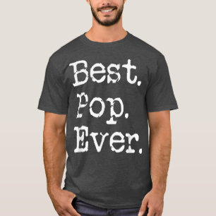 Camiseta Mens Best Pop Nunca Avô Avô Dotado De G
