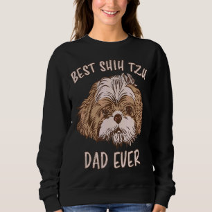 Camiseta Mens Best Shih Tzu Pai Nunca Cachorro Shih Tzu Shi