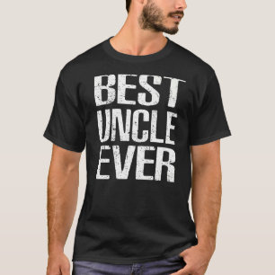Camiseta Mens Best Tio Alguma Vez Tee Da sobrinha Nephew