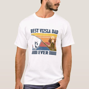 Camiseta Mens Best Vizsla Dad Ever Funny Dog Lover Father's