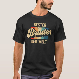 Camiseta Mens Bester Bruder Der Welt Retro Vintage Say G