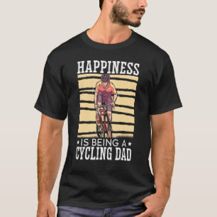 Camiseta Mens Bicicletando Pai Ciclismo Bicicleta Montanha