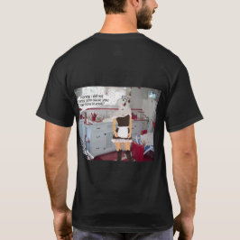 Camiseta mens black tee, feliz aniversário