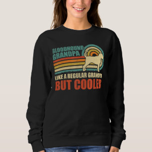 Camiseta Mens Bloodhound Avô Vintage Bloodhound Cão Fa