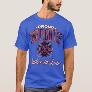 Camiseta Mens Bombeiro FatherinLaw para Homens