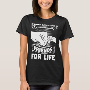 Camiseta Mens Bonus Avô e Avô Passo neta Bonus Gran