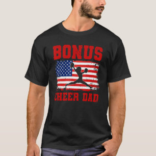 Camiseta Mens Bonus Cheer Pai Cheerhead Papa