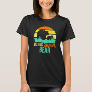 Camiseta Mens Bonus Vovô Bear Passo Vovô