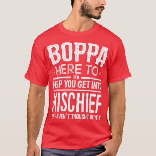 Camiseta Mens Boppa Tee de netos Engraçado Avô