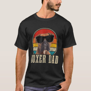 Camiseta Mens Boxer Pai Vintage Boxer Proprietário de Cacho