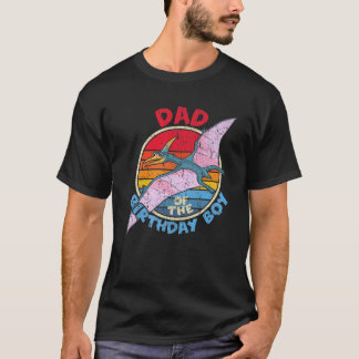 Camiseta Mens Boy Birthday I Pai Pterodactylus I Family M