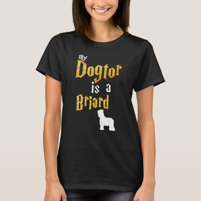 Camiseta Mens Briard Briard (Frente)