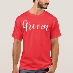Camiseta Mens Bride And Groom s