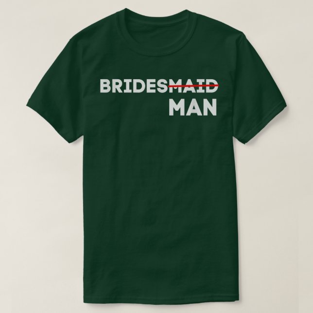 Camiseta Mens BRIDESMAN CORRESPONDENDO AO PARTIDO BRIDAL CA (Frente do Design)
