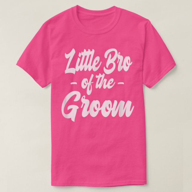 Camiseta Mens Brother Of The Groom Bachelor Matching Group  (Frente do Design)