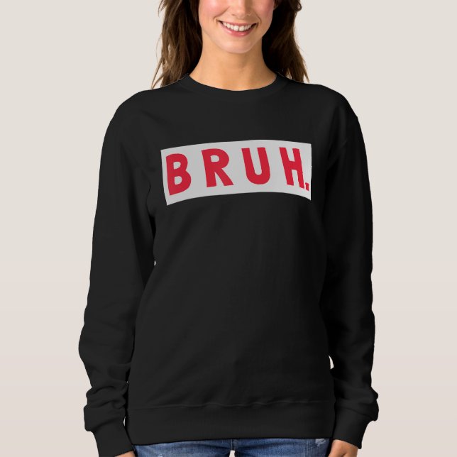 Camiseta Mens Bruh Funny Meme Saying Brothers Teens Boys Br (Frente)