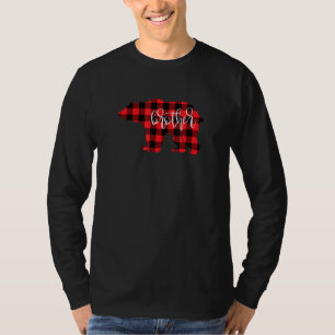 Camiseta Mens Buffalo Red Xadrez Brother Bear Brother no Na