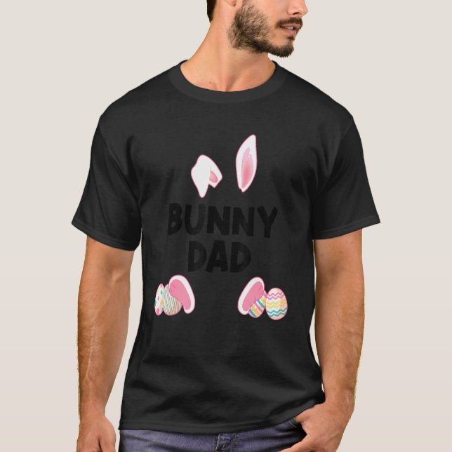 Camiseta Mens Bunny Pai Bunny Pai 1 (Frente)