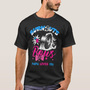 Camiseta Mens Burnouts Ou Arcos Gênero Revelam Festa De Beb