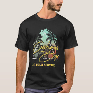 Camiseta Mens Cabana Boy No Seu Serviço De Diversão De Viag