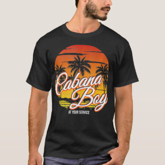 Camiseta Mens Cabana Boy no seu serviço Summer Beach