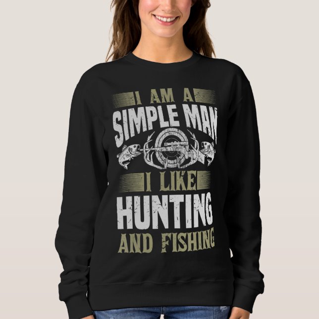 Camiseta Mens Caçadores De Caça E Pesca (Frente)