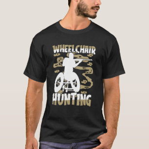 Camiseta Mens Caçando Caçadores - Cadeira de Rodas Selvagen