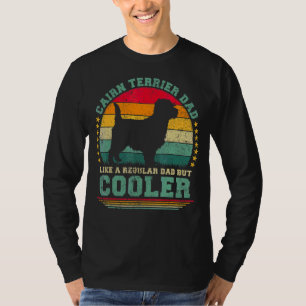 Camiseta Mens Cairn Terrier Pai Como Um Pai Regular Mas Leg