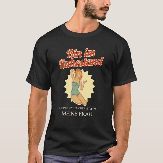 Camiseta Mens Caixa Im Ruhestand Rente Pensioner (Frente)