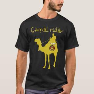 Camiseta Mens Camel Rider Shriner Mason Emblem Masonic Fath