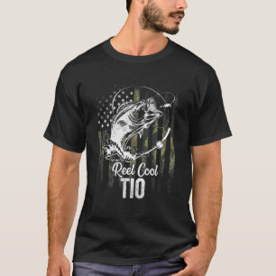 Camiseta Mens Camo Flag Impressão Reel Legal Tio Funny Padr
