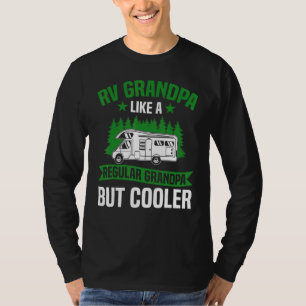 Camiseta Mens Camper Rv Avô Como Um Avô Normal Mas